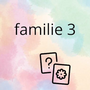 Lesmateriaal AN - mijn familie (deel 3) - spel 7: memory van auteur Peggy Van Rompaey