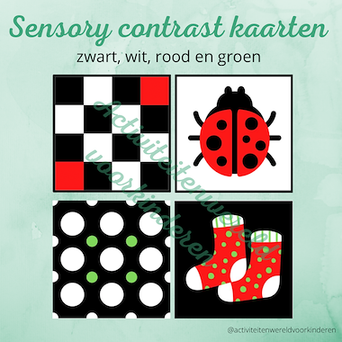 Lesmateriaal False uit de collectie baby-contrastkaarten van onderwijs lesmaterialen van auteur nanny melissa