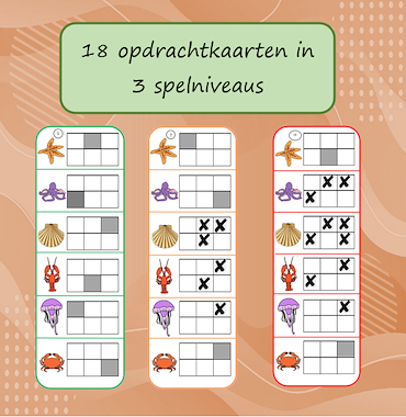 Lesmateriaal Plaats alle zeedieren op de juiste plaats van auteur Jabbedabbedoe slide 3