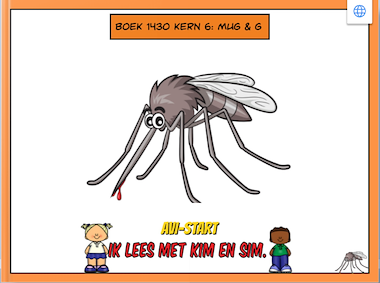 Lesmateriaal Lees met Kim en Sim: Kern 6 mug & g van auteur Gratis leuke leesboekjes