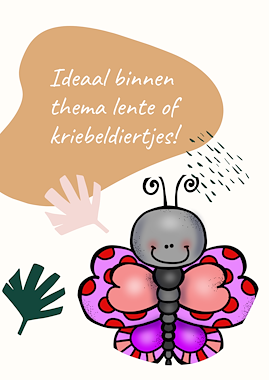 Lesmateriaal Kriebeldiertjes - zoeken en tellen van auteur MiaenCo slide 2