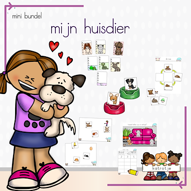 Lesmateriaal mijn huisdier mini wiskundige bundel van auteur katrotje
