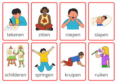 Lesmateriaal Kaartjes zinsbouw: wie - wat - doet  van auteur deklasvankaat slide 3