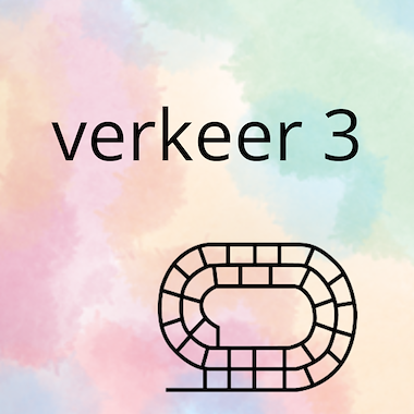 Lesmateriaal AN - het verkeer (deel 3) - spel 6: ganzenbord van auteur Peggy Van Rompaey