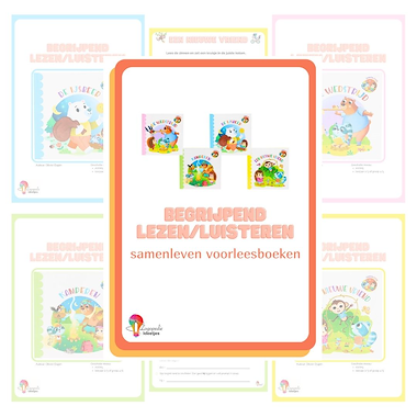 Lesmateriaal Voorleesboeken Samenleven - Begrijpend lezen van auteur Logopedie Ideetjes