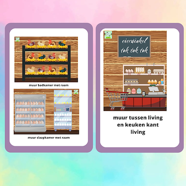 Lesmateriaal Poppenhuis aldi thema kip en ei van auteur kleuterwereldjes van roxillien slide 2