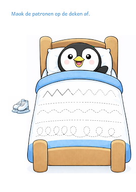 Lesmateriaal Pinguïn Werkbladen – winterthema voor kleuters van auteur Corine Veenendaal slide 1