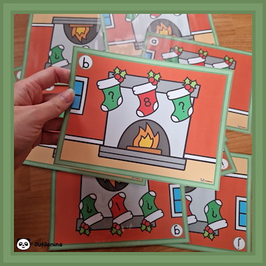 Lesmateriaal Bewegend leren - buurgetallen tot 30 (Kerst) van auteur Juf Janina slide 2