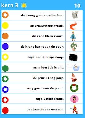 Lesmateriaal Piccolo kern 3 ZON van auteur Juf ilona slide 4