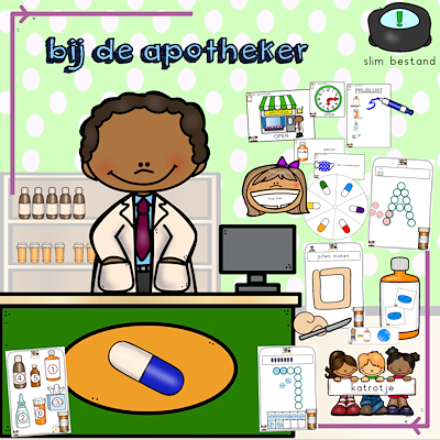 Lesmateriaal bij de apotheek van auteur katrotje slide 1
