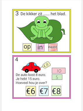 Lesmateriaal Stoepkrijt speurtocht groep 3. van auteur Juf Monique slide 4