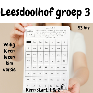 Lesmateriaal Leesdoolhof groep 3 | Veilig Leren Lezen Kim Versie | 53 blz van auteur My Teacher Shares