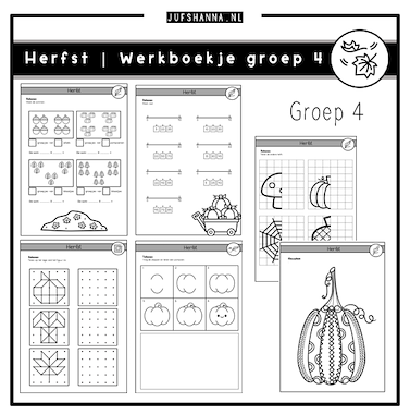 Lesmateriaal Herfst | Werkboekje groep 4 van auteur Juf Shanna slide 2