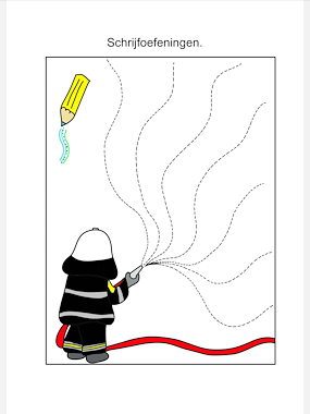 Lesmateriaal Werkboekje brandweer groep 2 van auteur Juf Monique slide 4