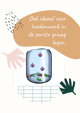 Lesmateriaal Kriebeldiertjes - zoeken en tellen van auteur MiaenCo slide 4