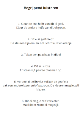 Lesmateriaal Begrijpend luisteren pasen van auteur Eenkijkjeindeklas slide 2