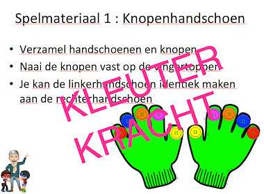 Lesmateriaal Fijne motoriek stimuleren met knopen  van auteur Kleuterkracht slide 3