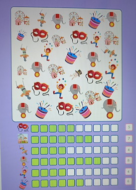 Lesmateriaal Telspel: thema: carnaval + correctiesleutel van auteur Juf Christ l slide 3