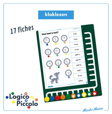 Lesmateriaal Piccolo - Kloklezen van auteur Meester Maxim