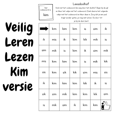Lesmateriaal Leesdoolhof groep 3 | Veilig Leren Lezen Kim Versie | 53 blz van auteur My Teacher Shares slide 4