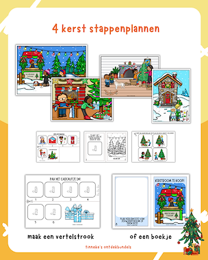 Lesmateriaal Kerst stappenplannen (4x chronologisch ordenen) van auteur Tinnekes ontdekbundels slide 2