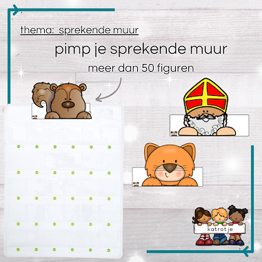 Lesmateriaal pimp je sprekende muur van auteur katrotje slide 1