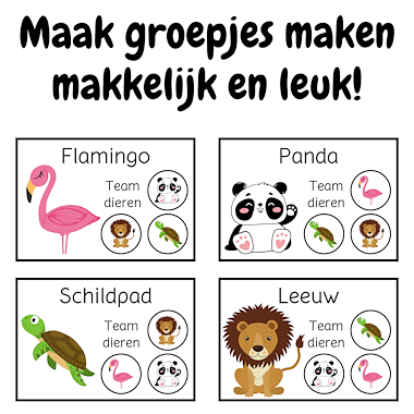 Lesmateriaal Samenwerk bundel | Samenwerk kaartjes groepjes van 2, 3 en 4 van auteur My Teacher Shares slide 3