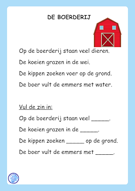Lesmateriaal Begrijpend lezen met invulzinnen (groep 4) van auteur Alexandra Wit slide 2