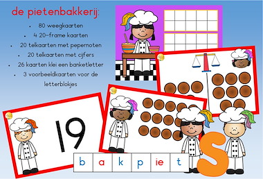 Lesmateriaal De Pietenbakkerij van auteur JufJoyceKuenen slide 1