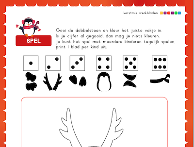 Lesmateriaal kerst werkbladen van auteur De creatieve peelplaats slide 1
