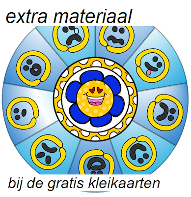 Lesmateriaal extra materiaal bij de kleikaarten - thema gevoelens van auteur Juf Sofie