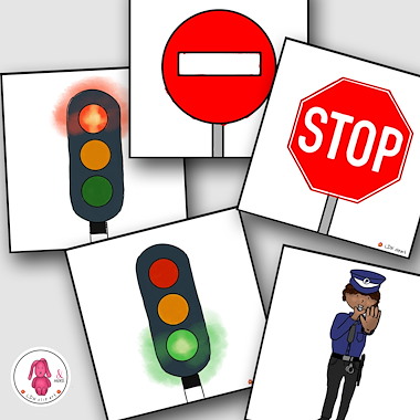 Lesmateriaal Bee-Bot® mat VERKEER activiteit, maak een goede zin. van auteur LDN Clipart slide 4