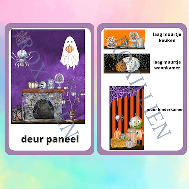 Lesmateriaal Aldi poppenhuis halloween spookhuis van auteur kleuterwereldjes van roxillien slide 3