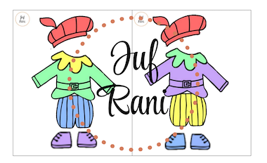 Lesmateriaal Spel – Sint en piet aankleden van auteur Juf Rani