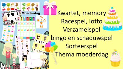 Lesmateriaal moederdag spelbundel van auteur Little Play Friends