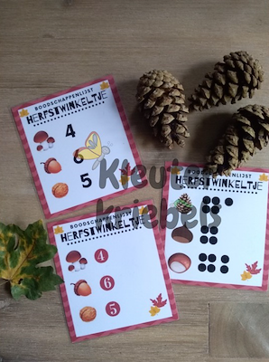 Lesmateriaal THEMABUNDEL: HET IS HERFST IN DE WINKEL van auteur Kleuter Kriebels slide 4
