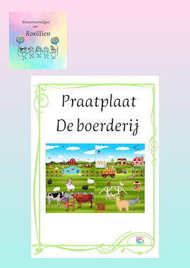 Lesmateriaal praatplaat - de boerderij van auteur kleuterwereldjes van roxillien