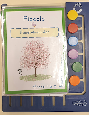 Lesmateriaal Primo Piccolo / Logico Rangtelwoorden van auteur Juf Sandra slide 4