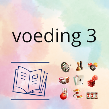 Lesmateriaal AN - de voeding (deel 3) - werkbundel + spelpakket van auteur Peggy Van Rompaey