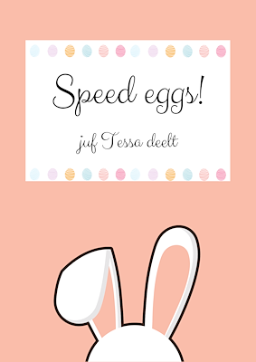 Lesmateriaal Speed eggs! van auteur Juf Tessa deelt slide 3