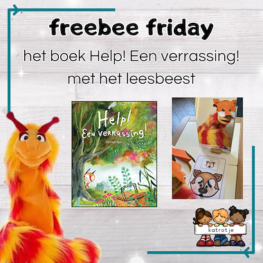 Lesmateriaal een boek ontdekken met het leesbeest van katrotje van auteur katrotje