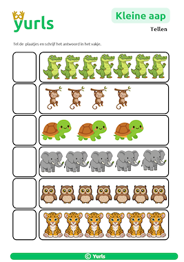 Lesmateriaal Kleine Aap Werkboekje van auteur Yurls slide 3