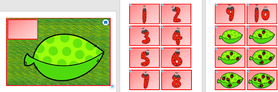 Lesmateriaal spelbundel rekenen kriebeldieren tot10 van auteur Juf Sofie slide 3