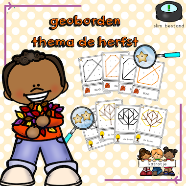 Lesmateriaal geoborden thema de herfst van auteur katrotje