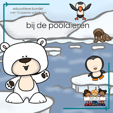 Lesmateriaal bij de pooldieren van auteur katrotje