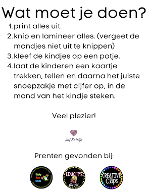 Lesmateriaal Geef het kindje snoep, getallenkennis tot 20 van auteur Juf Katrijn slide 2
