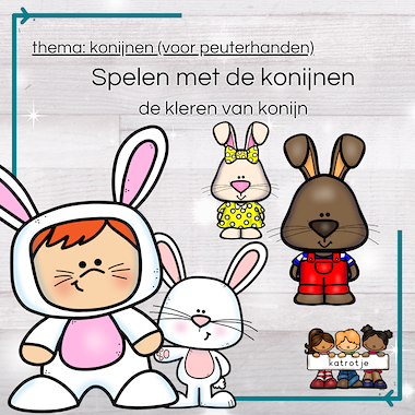 Lesmateriaal de kleren van het konijn van auteur katrotje