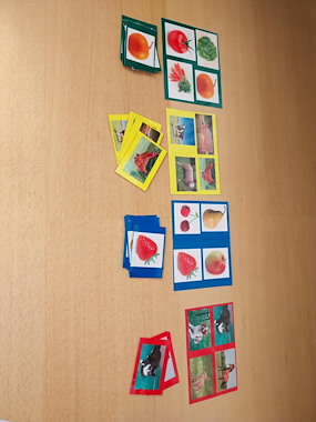 lesmateriaal kiekeboe spel thema boerderij  van auteur Juf Emma Merchie