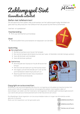 Lesmateriaal Sinterklaas - Aanvulling zaklampspel van auteur De klas van juf Laura slide 3
