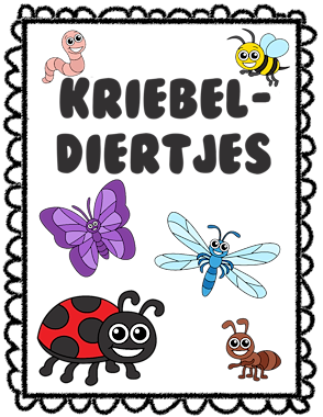 Lesmateriaal Kriebeldiertjes - jongste kleuters van auteur Juf Nathalie_